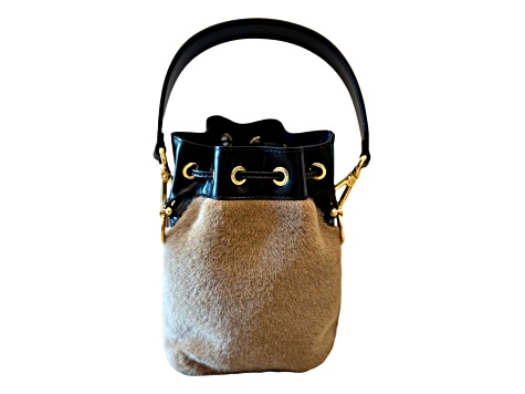 Fendi Mon Tresor Mini Bag in Shearling Superlux - 1769CA | JTV