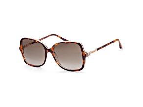 Jimmy Choo Women's 57mm Havana Pin Sunglasses | JUDYS-00T4-HA