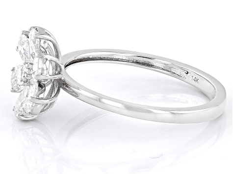White Lab-Grown Diamond 14k White Gold Ring 1.00ctw - 17CZ4A