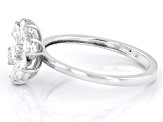 White Lab Grown Diamond 14k White Gold Ring 1.00ctw