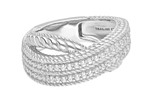 Judith Ripka 1.50ctw Bella Luce® Diamond Simulant Rhodium