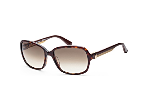 Ferragamo Women's Fashion 58 mm Tortoise Sunglasses|SF606S-214