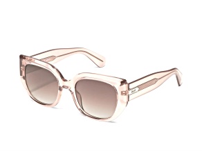 QUAY Busy Busy Cat Eye Doe Frame/Brown Lenses Sunglasses
