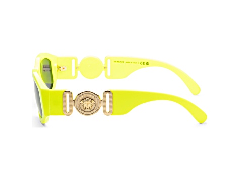 Versace Men's 53mm Yellow Fluorescent Sunglasses