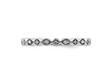 Sterling Silver Stackable Expressions Diamond Ring 0.077ctw