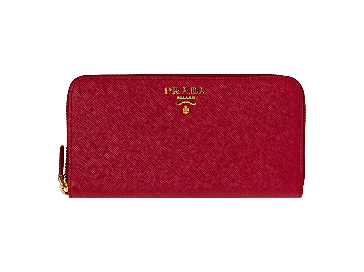 長財布 Prada Saffiano Leather Continental Wallet Prada (Authentic) Baby Blue Saffiano Leather Continental