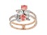 Pink and White Lab-Grown Diamond 14kt Rose Gold Ring 2.00ctw