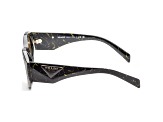 Prada Women's Fashion 54mm Black Yellow Marble Sunglasses | PR-20ZSF-19D01T