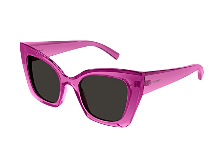 Saint Laurent Pink Cat Eye Frame / Black Lenses Sunglasses  display picture 2