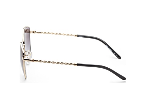 Tory Burch Women's Fashion 56mm Shiny Light Gold Sunglasses | TY6091-32718G