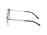 Tory Burch Women's Fashion 56mm Shiny Light Gold Sunglasses | TY6091-32718G