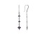 Judith Ripka 6ctw Square Purple Bella Luce Rhodium Over Silver Long Dangle Earrings