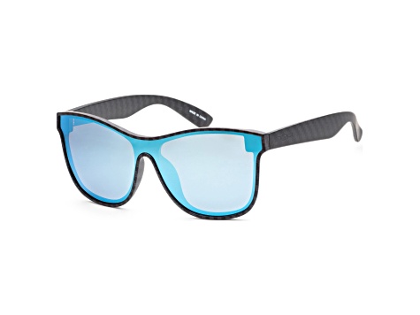 N.O.A Men's Blue Mirror Sunglasses  | NOAEW-001BUMR