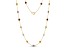 Multi-Gem 14k Yellow Gold 18" Necklace 10.45ctw