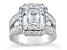 Judith Ripka Cubic Zirconia Rhodium Over Sterling Silver Ring 11.21ctw