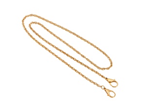 1928 Jewelry Gold Tone Chain Mask Holder