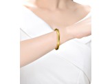 14K Gold Plated over Brass Omega Bracelet-Unisex