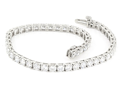 White Lab-Grown Diamond, 14k White Gold Bracelet 7.00ctw