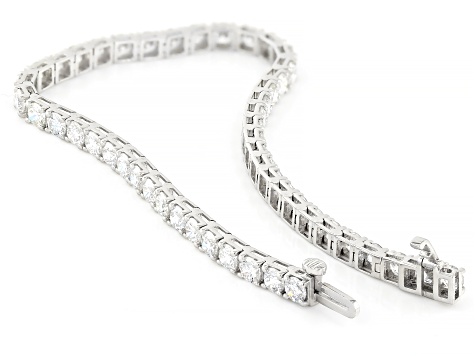 White Lab-Grown Diamond, 14k White Gold Bracelet 7.00ctw
