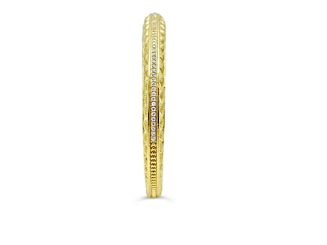 Judith Ripka 1.05ctw Bella Luce Diamond Simulant 14k Gold Clad Cuff Bracelet