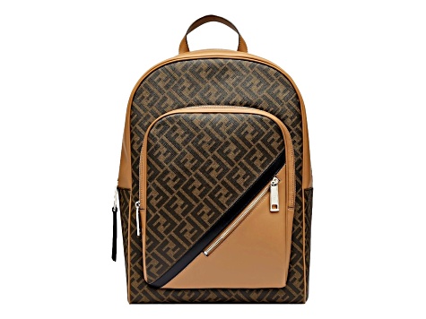 Fendi Diagonal FF Logo Men's Backpack
