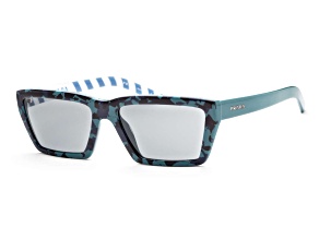 Prada PR04VS Camoflage Green Frame / Gray Lenses Sunglasses