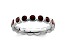 Sterling Silver Stackable Expressions Red Crystal Ring