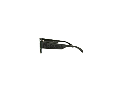 Alexander McQueen Square/Rectangle Full-Frame Green Acetate Sunglasses