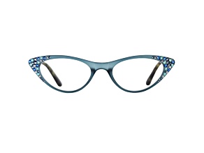 Blue Cat Eye Frame Reading Glasses