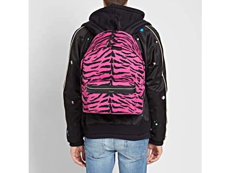 Saint Laurent Unisex Pink Zebra City Backpack
