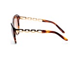 Ralph Lauren Men's Fashion 56mm Striped Havana Sunglasses | RL8184-500718-56