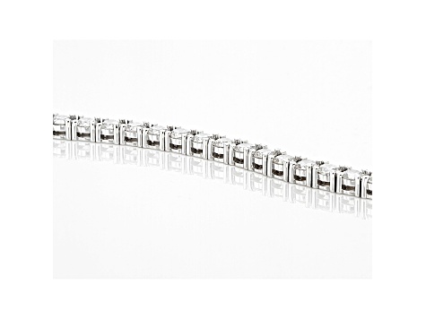 White Lab-Grown Diamond 14kt White Gold Tennis Bracelet 7.00ctw