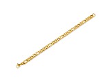 Invicta Jewelry Men's Figaro Chain Yellow Steel Bracelet (8mm) - 8.25"