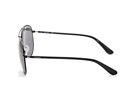 Calvin Klein Men's Fashion 60mm Matte Black Sunglasses|CK19314S-001