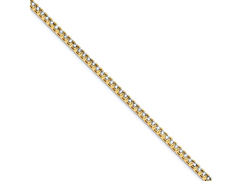 14K Yellow Gold 3.00 ct. Near Colorless Moissanite 4 Prong Tennis Bracelet