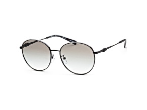 Michael Kors Women's Alpine 57mm Shiny Black Sunglasses | MK1119-10058E