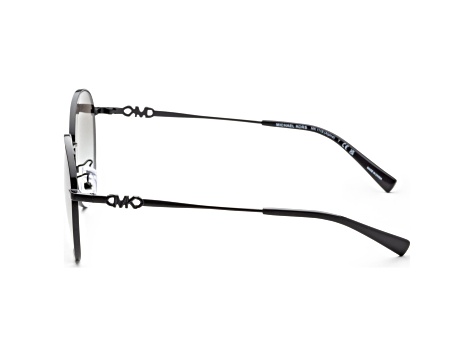 Michael Kors Women's Alpine 57mm Shiny Black Sunglasses