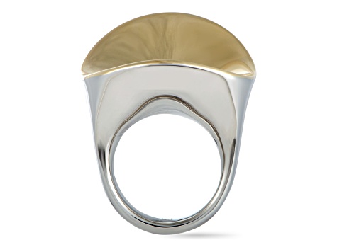 Calvin Klein "Undulate" Gold Tone Stainless Steel Ring