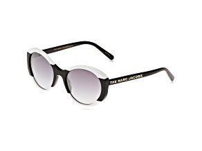 Marc Jacobs Women's 56mm Black and White Round Sunglasses  | MARC520S-080S-FQ