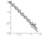 14K White Gold Lab Grown Diamond VS/SI GH, Bracelet