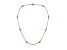 Clear Cubic Zirconia, 18K Rose Gold Plated over Sterling Silver Accent Necklace