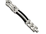 Titanium Polished Black IP-plated Bracelet