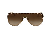 Versace Unisex Fashion 99mm Pale Gold Sunglasses | VE2230B-125213-45