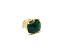 Judith Ripka 11ctw Green Chalcedony And 1.82ctw Bella Luce 14K Gold Clad Ring