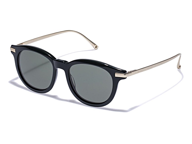Vilebrequin Dark Green Frame Sunglasses with Black Lenses Vilebrequin green flexible frame rubberized sunglasses  main image 4