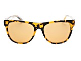 Guess Blonde Havana Square Frame / Brown Lenses Sunglasses