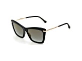Jimmy Choo Women's 56mm Black Sunglasses | SADYS-0807-FQ