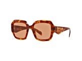 Prada Women's Fashion Light Tortoise Sunglasses