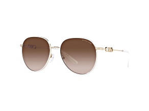 Michael Kors Women's 58mm Light Gold / White Sunglasses