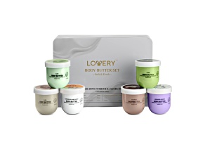Lovery Whipped Body Butter Scented Body Lotion Set - 6pc